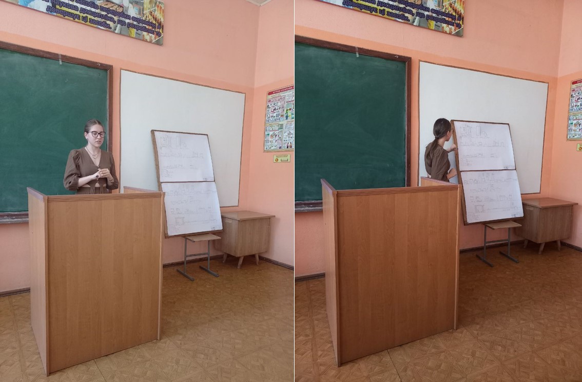 Students during classes
