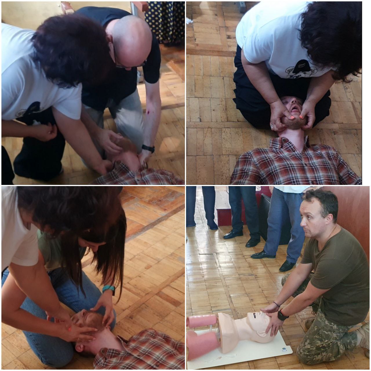 Training on the basics of diagnosis and emergency pre-medical care