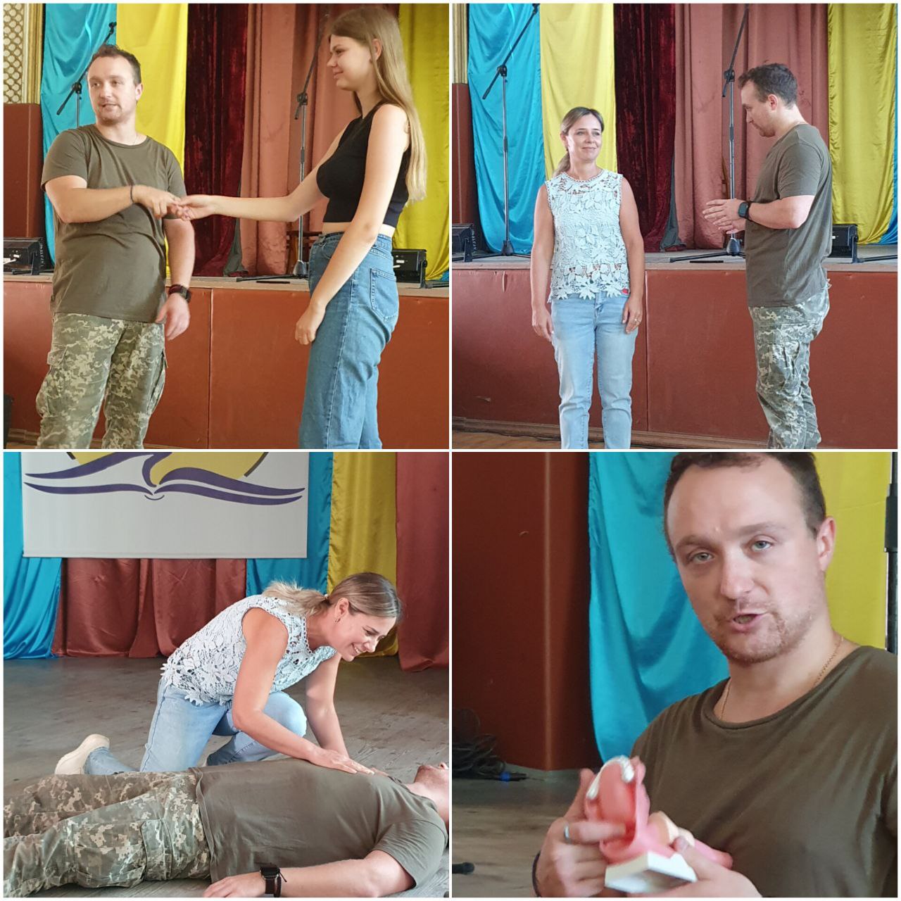 Training on the basics of diagnosis and emergency pre-medical care