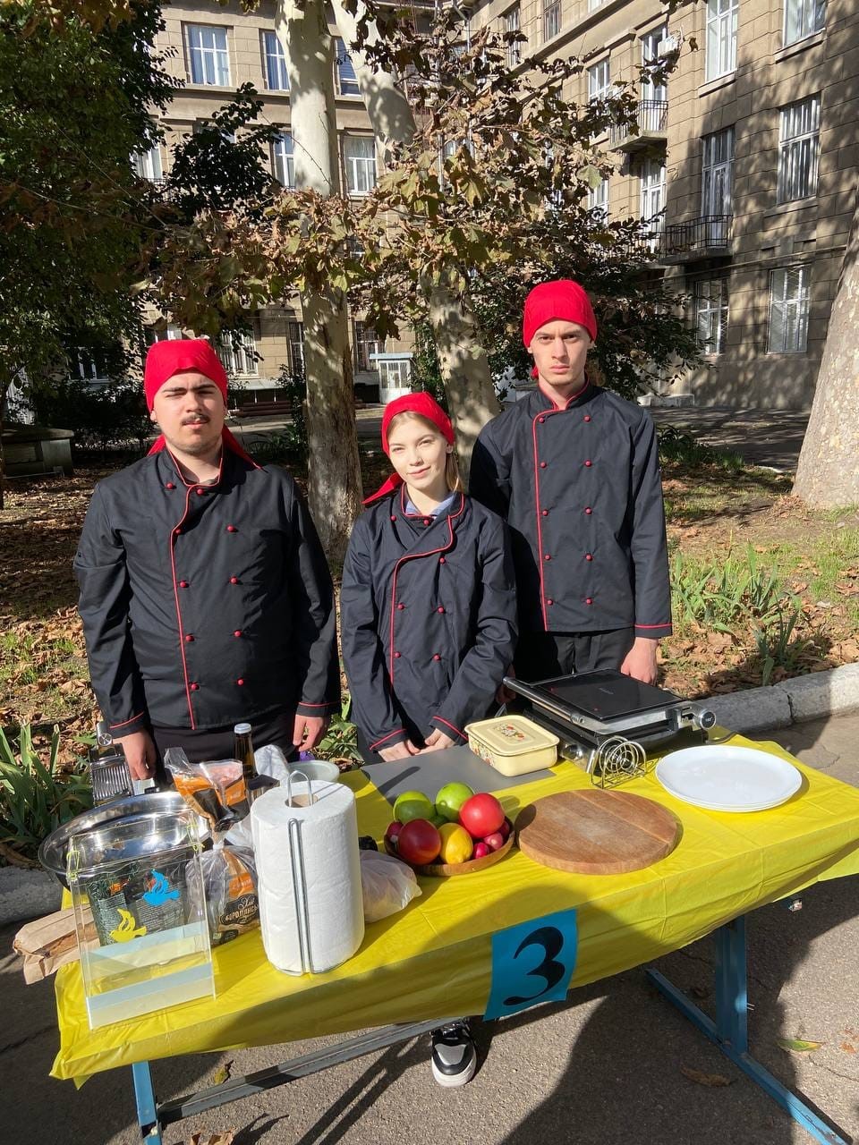 College Team’s Participation in the BBQ Festival