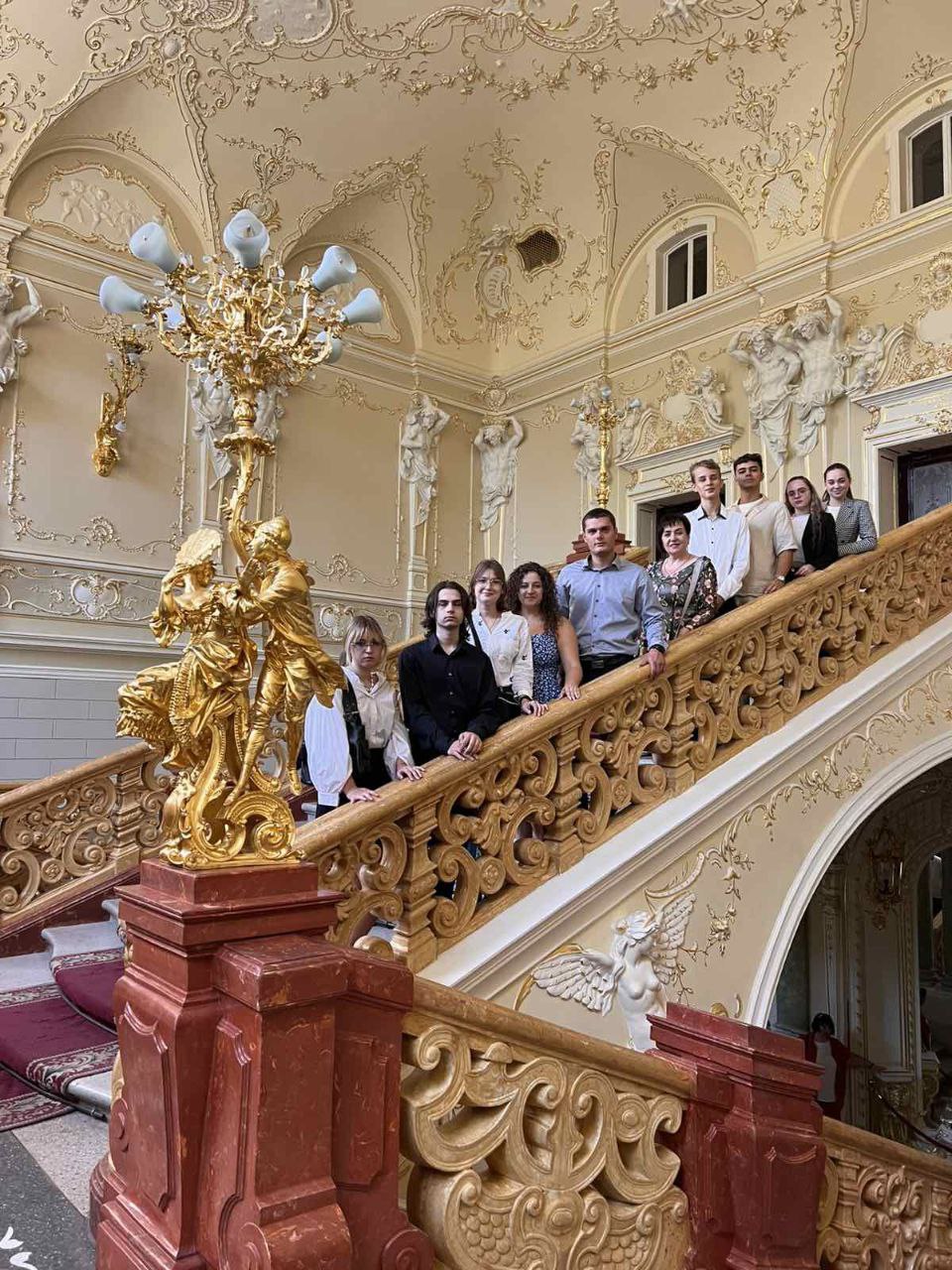Students of group 4KB-03 visit the Odesa Opera House