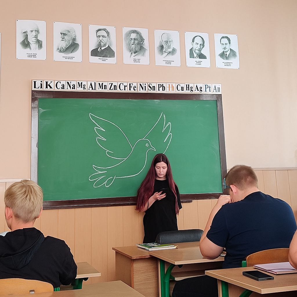 Class hour for the International Day of Peace and the Day of Peace in Ukraine