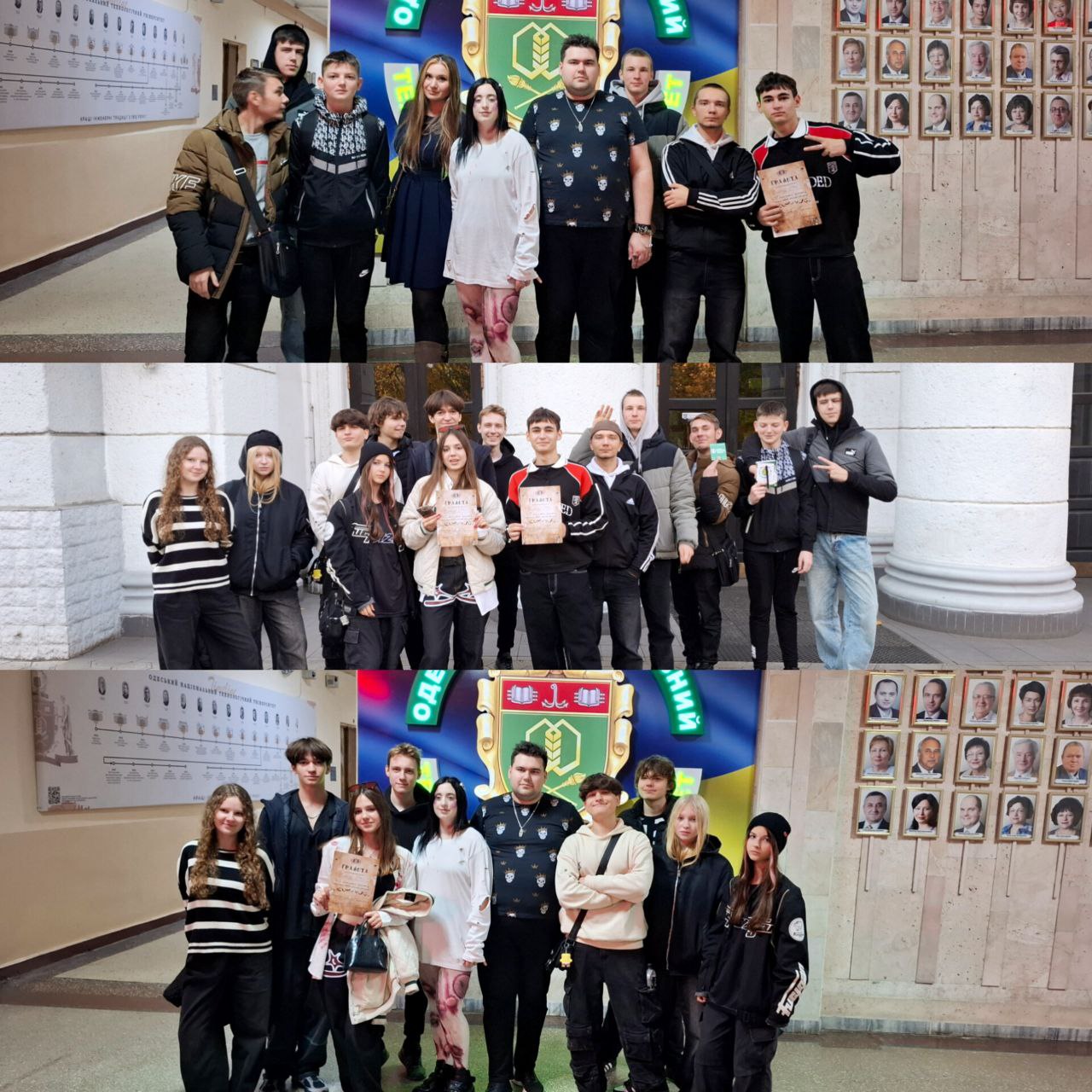 Students take part in the quest “Halloween in the Corridors. Mystical Secrets”
