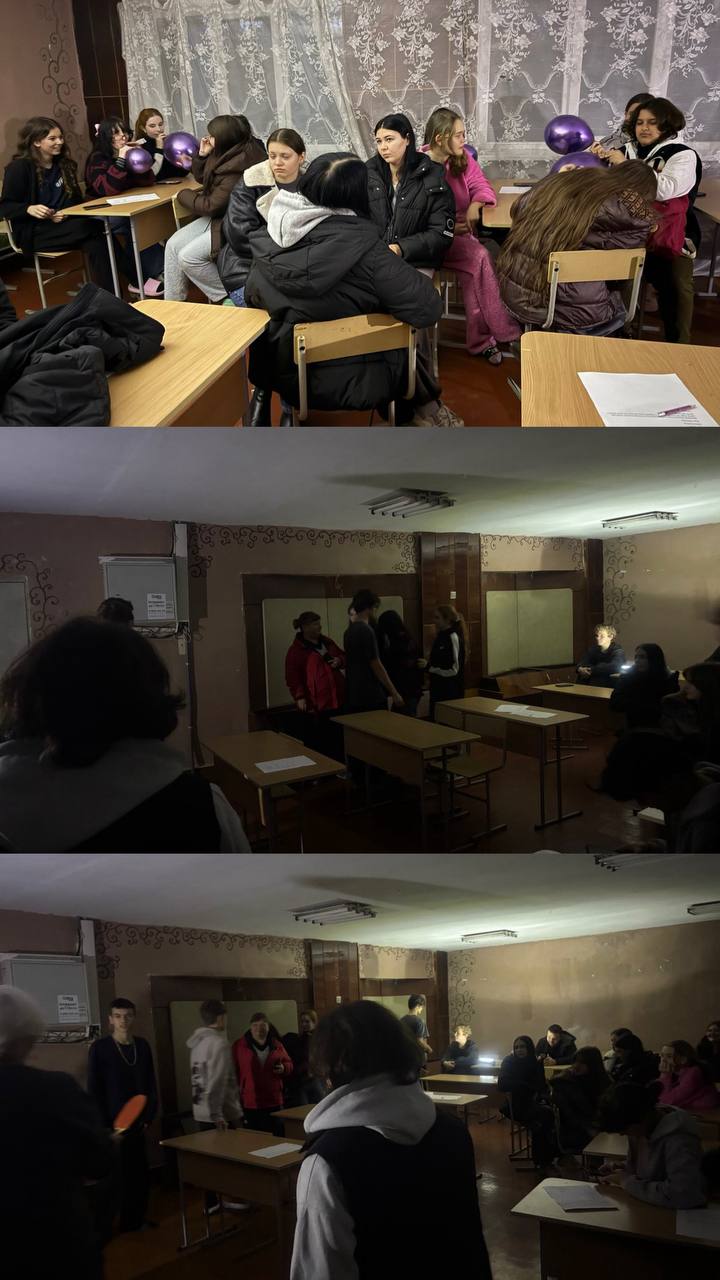 Group Discussion Hour in the College Dormitory