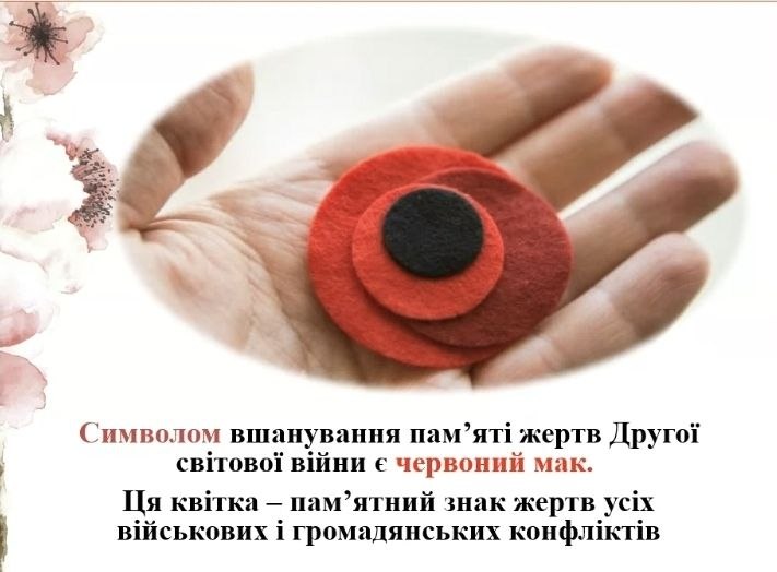 Виховна година присвячена Дню пам'яті