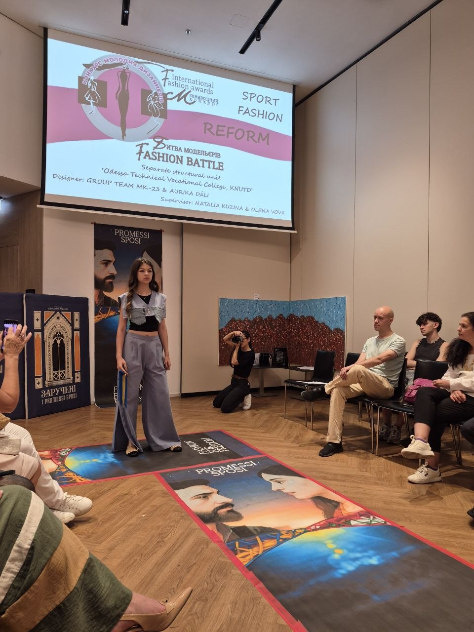 Main event of the Fashion For Freedom project at the Sheraton Milan San Siro